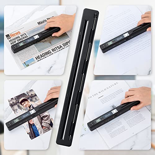 Hczrc Handheld Portable Scanner Model Hczrc-1 900 DPI USB Document Scanner