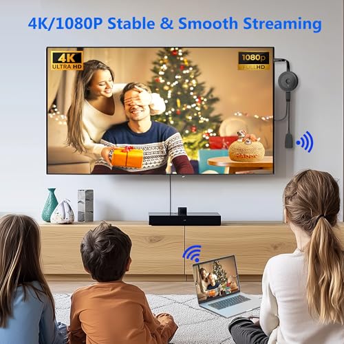 DRYMOKINI Wireless HDMI Display Adapter G17 4K 30Hz HDMI Dongle