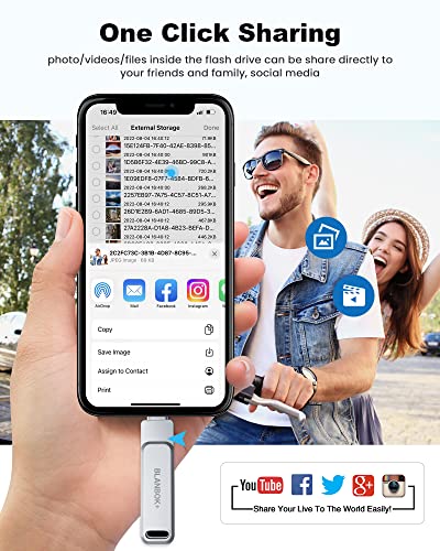 BLANBOK+ 256GB BLA2508 USB 3.0 Lightning Flash Drive