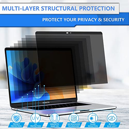 ZOEGAA 13.3 Inch Privacy Screen MacBook Air Model A1369 A1466 Anti-Spy Filter