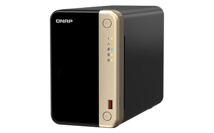 QNAP TS-264-8G-US 2 Bay Desktop NAS 8GB RAM Intel Celeron Quad-core 2.5GbE USB 3.2 Gen 2 Diskless