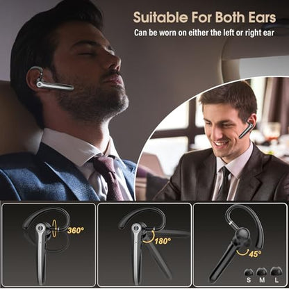 Atheewon S72 Bluetooth Headset with ENC Noise Control and IPX7 Waterproofing.