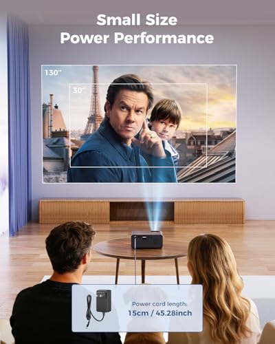 CiBest Portable W13 1920 x 1080 HDMI LCD Projector