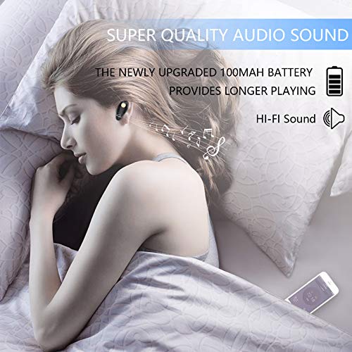 Kendir K1 Bluetooth Headset V5.0 In-Ear Ear Hook Black Handsfree Earbud