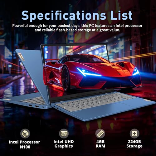 Lenovo 12.2" N100 4GB 1920x1200 2-in-1 Laptop