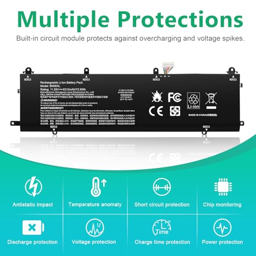 Futurebatt BN06XL 11.55V Lithium Polymer Battery for HP Spectre X360 Series Laptops