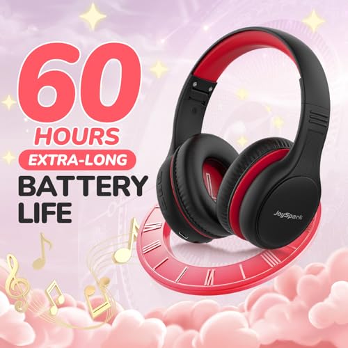 JoySpark Kids Bluetooth Headphones B08 Wireless, Bluetooth 5.4, Over-Ear, 60 Hour Battery Life