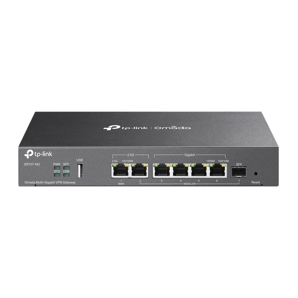 TP-Link ER707-M2 Single-Band Router 802.11ac Ethernet 2500 Mbps