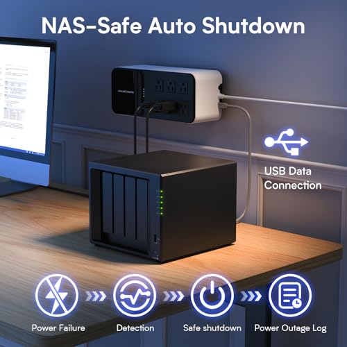 GOLDENMATE 600VA 360W UPS Battery Backup Model UPS-600VA-36BKA Compact Plastic