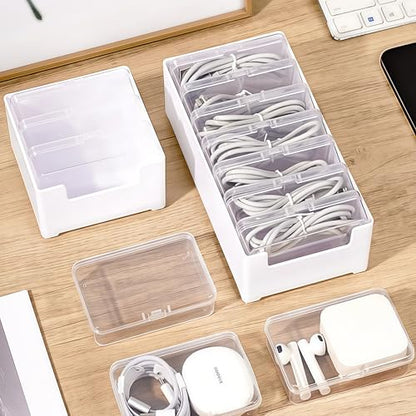 Keqeeo 9.45in x 4.33in Model LO96 Indoor Cable Organizer Box Set