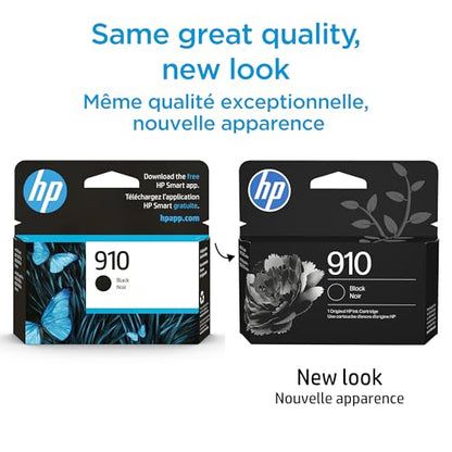 HP 910 Black Ink Cartridge 3YL61AN for OfficeJet 8010/8020, Pro 8020/8030 Series