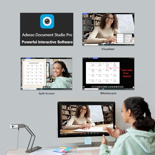 Adesso 8MP Document Camera & Webcam Model Number: Cybertrack 830 4K USB