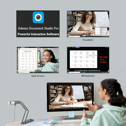 Adesso 8MP Document Camera & Webcam Model Number: Cybertrack 830 4K USB