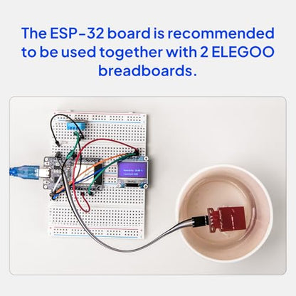 ELEGOO 35-Component ESP-32 Super Starter Kit with Arduino IDE Compatibility