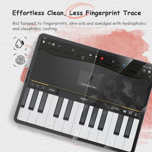BERSEM 2 Pack Screen Protector for iPad Pro 12.9 Inch (6th/5th/4th/3rd Gen) Matte Anti-Glare Paperfeel PET Film