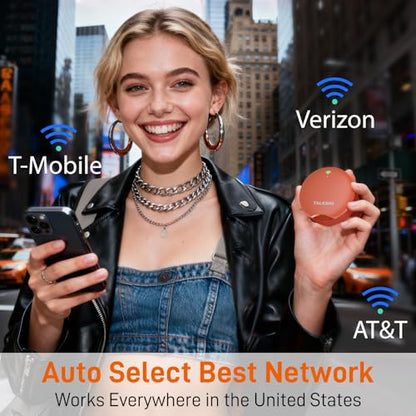 TALKSIM 4G Mobile Hotspot MF201 Single-Band 300Mbps LTE USA Coverage