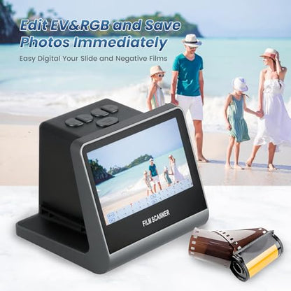 Suceem 22MP Film Scanner USB 4800 dpi 48 bpp CCD Scanner