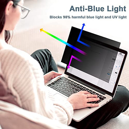IPROKKO 14" Privacy Filter Laptop Screen 16:9 Anti-Glare Anti-Fingerprint Privacy Screen