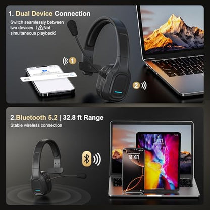 BlueFire Bluetooth Headset M100 Wireless Earphone Active Noise Cancellation In Ear
