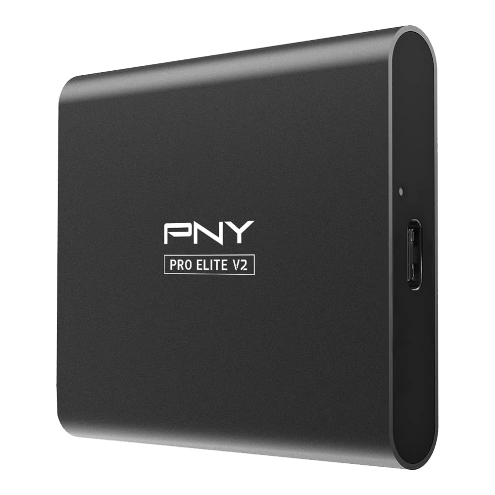 PNY 1TB Portable Solid State Drive USB 3.2 Gen 2x1 SSD Model PSD0CS2160-1TB-RB