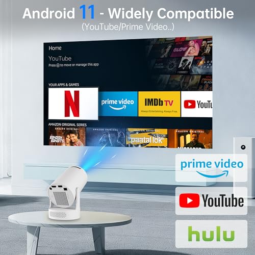 Xorytin Portable Projector HY300 ULTRA 1280 x 720 5.2 Feet LED Projector