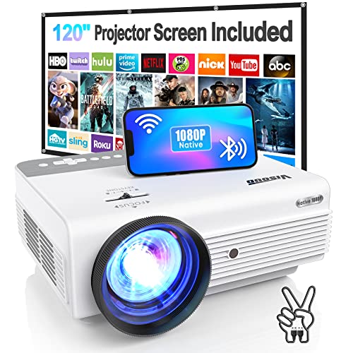 Visoud 1 Count V6-N 1920 x 1080 12000 Lumen LCD Portable Projector