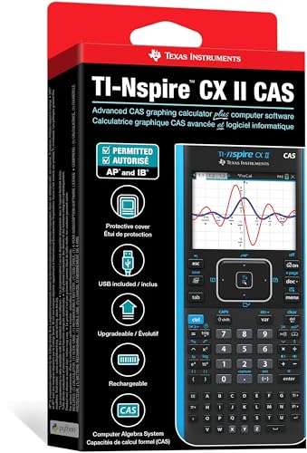 Texas Instruments 3.5 Inches TI-Nspire CX II CAS LCD Graphing Calculator