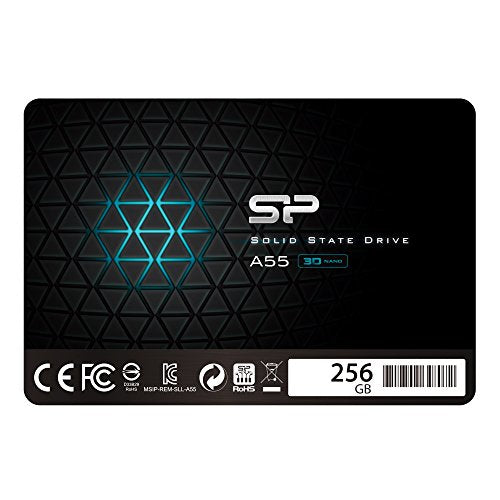 SP Silicon Power 256GB SU256GBSS3A55S25AH SATA III 2.5" Internal Solid State Drive