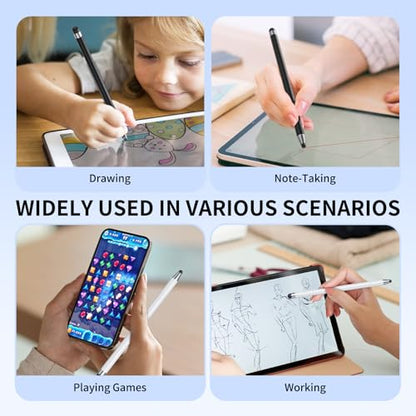 GCHMDE 5.3 x 0.3 x 0.3 inches Aluminum 10 Stylus Pen for Touchscreen