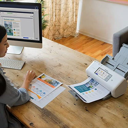 Brother ADS4700W Document Scanner Ethernet, USB, Wi-Fi 600 x 600 DPI 470 Watts