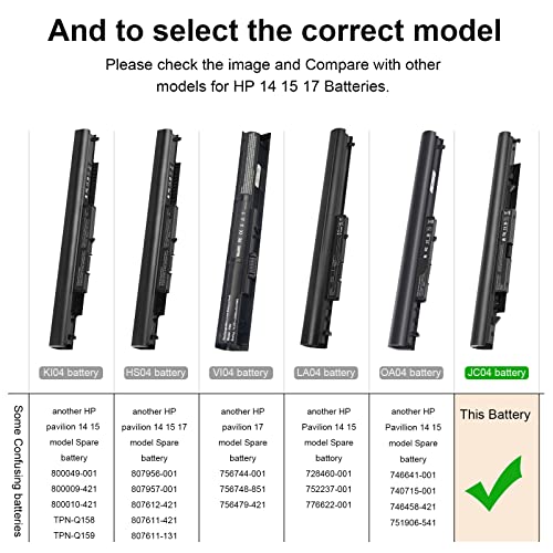 Fancy Buying 2200mAh JC04 Lithium-Ion 14.8V Rechargeable Laptop Battery