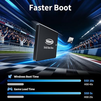 Fikwot 500GB FS810 Solid State Drive 2.5" SATA III Internal SSD