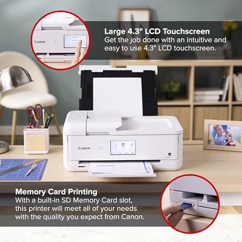 Canon PIXMA TS9521Ca Inkjet Printer - 4800 x 1200 dpi - Automatic Duplex - A4 - Color
