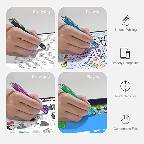 Abiarst 10-Pack Capacitive Stylus Pens for Touch Screens
