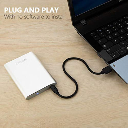 HWAYO 1TB Portable External Hard Drive HWHD3.1-4COL730 USB 3.0/3.1 Connectivity