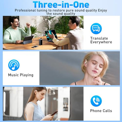 shenzhenshizhikefajixieyouxiangongsi 3.2 x 2.8 x 1 inches Translator Earbuds-Pink 2 Lithium Ion batteries required