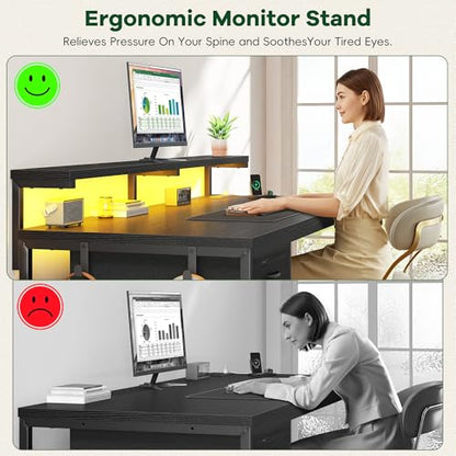 DurayLoly 47.2 Inch Computer Desk Model B0F196128M