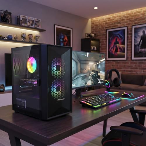 STGAubron ABR1222 Computer Tower Intel Core i5, 3.6 GHz, 16GB RAM, 512GB SSD, Windows 11 Home, 1920x1080, Black
