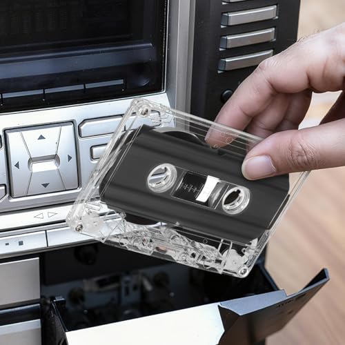 Alasum 30 Min Cassette Tape 1 GB Storage Transparent Audio Media