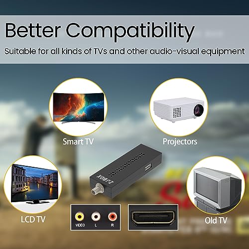 ZJBOX Mini Digital Converter Box 1080P ATSC Tuner HDMI Output