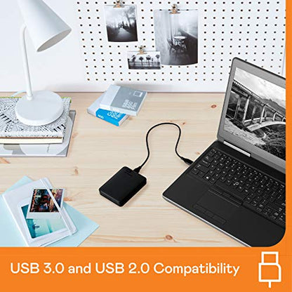 WD 2TB WDBU6Y0020BBK-WESN 5400 RPM 3.5-Inch External Hard Drive