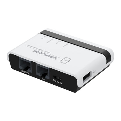 WAVLINK Wireless Print Server 2025 USB WiFi Print Server Wired/Wireless/Standalone Modes