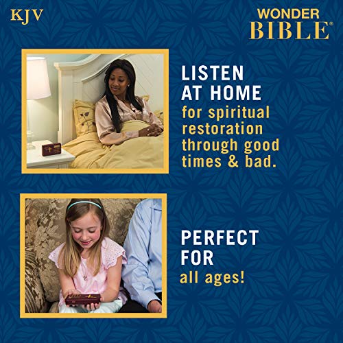 WONDER BIBLE 1 Inch WB011124 Portable Audio Player with Built-In Speaker and USB Connectivity