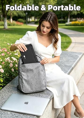 TT TYTX 14 x 8 x 1 inches Laptop Sun Shade Cover Black Soft Recycled Fabrics