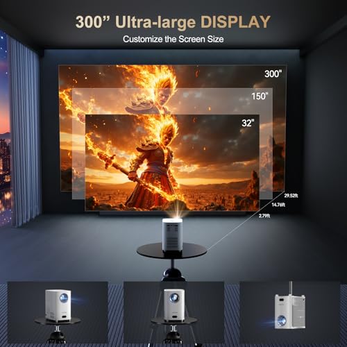 Agreago 300 Inches V3 1920 x 1080 60Hz LED Projector