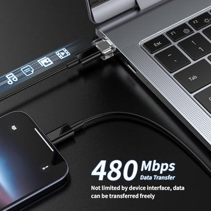 Fidioto 5 Count Fidioto_USB_Adapter USB-A, USB-C 3 Amps Clear Adapter