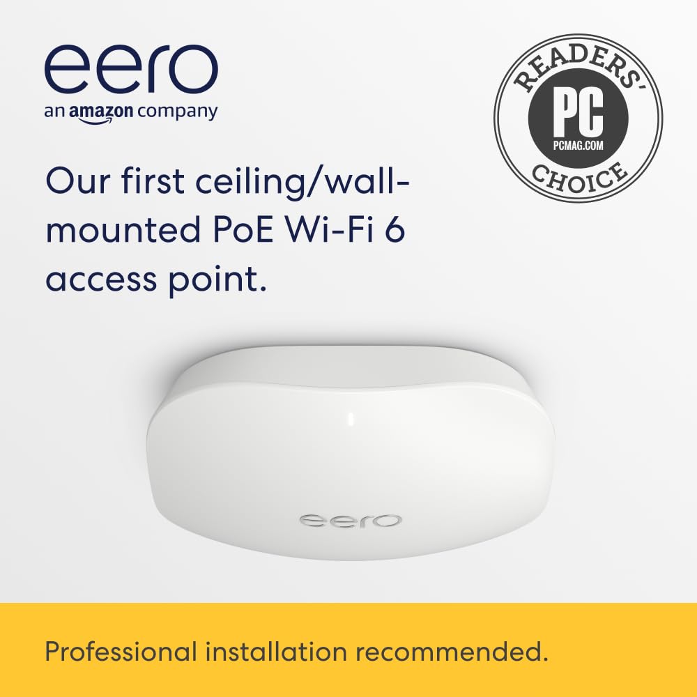 Amazon eero PoE 6 Access Point Dual-band Wi-Fi 6
