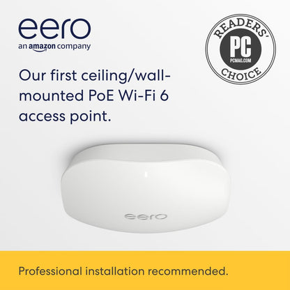 Amazon eero PoE 6 Access Point Dual-band Wi-Fi 6