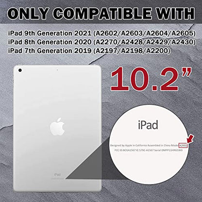 ZoneFoker 10.2 inch Case for iPad 9th/8th/7th Generation Heavy Duty Protection
