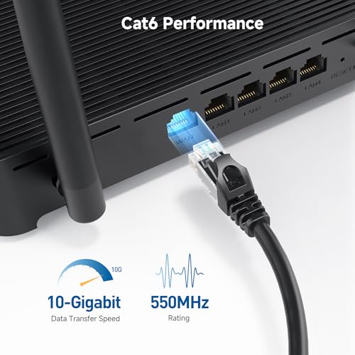 Cable Matters 10Gbps 25ft Cat 6 Snagless Ethernet Cable
